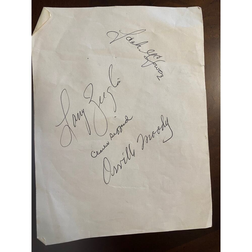 VTG Pro Golfer Autographs-Orville Moody, Larry Zeigler, Charles Sifford